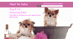 Desktop Screenshot of nashpetsalons.com